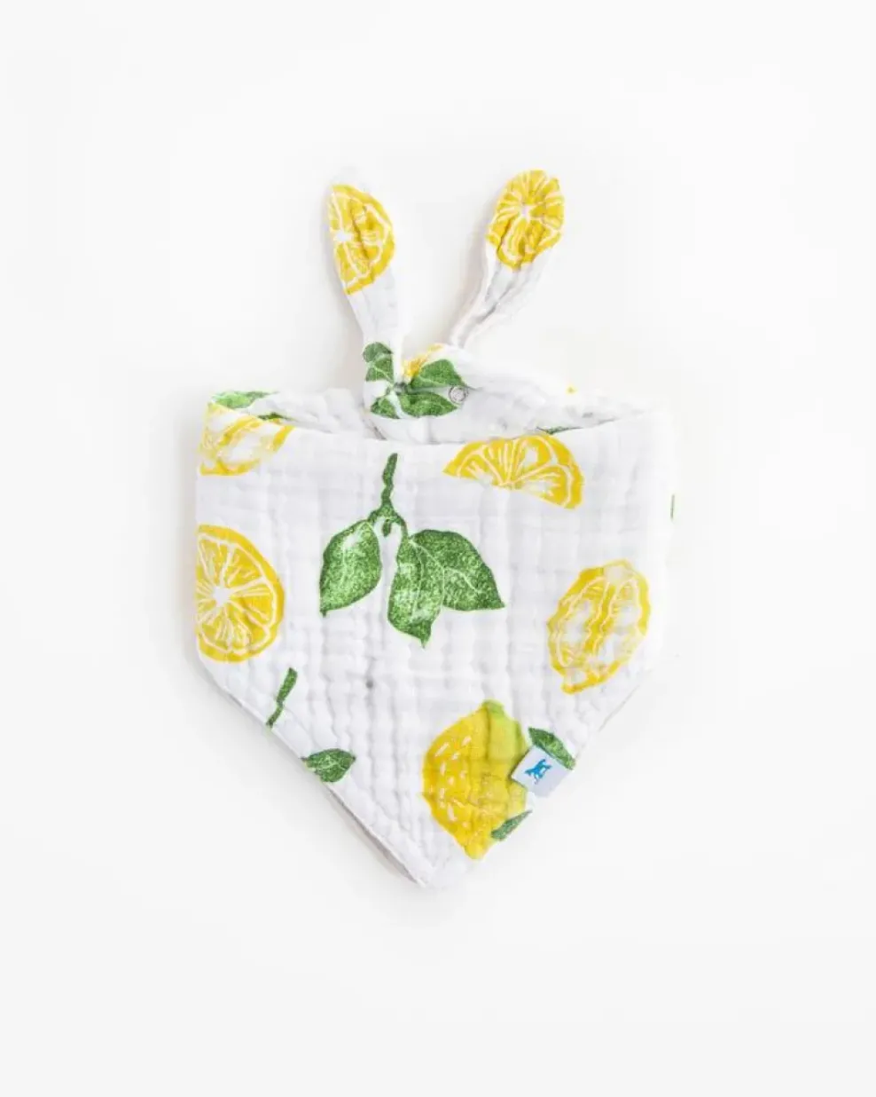 Little Unicorn Cotton Muslin Reversible Bandana Bib Lemon Drop Best