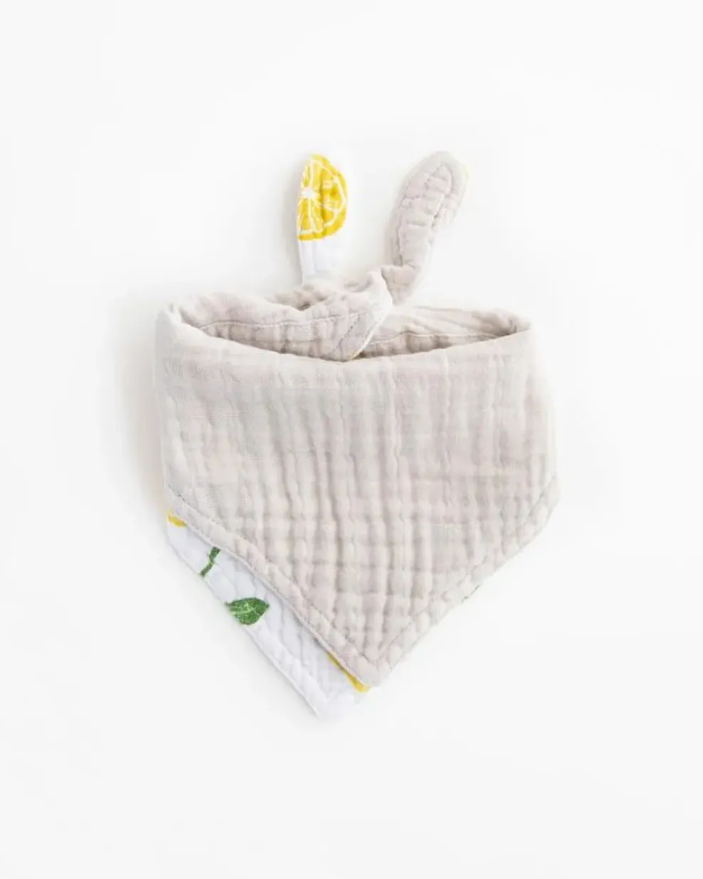 Little Unicorn Cotton Muslin Reversible Bandana Bib Lemon Drop Best