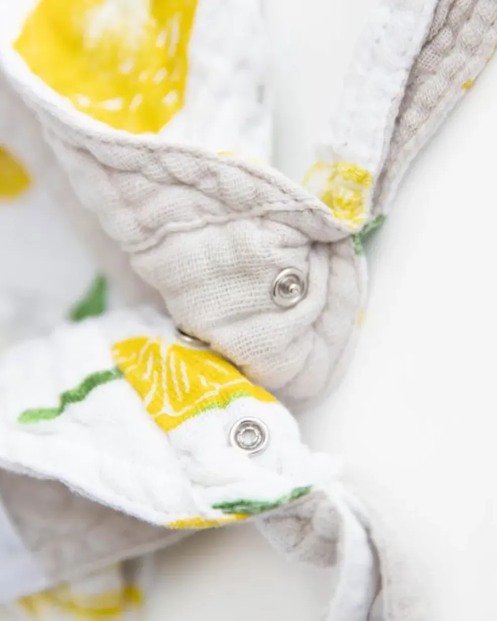 Little Unicorn Cotton Muslin Reversible Bandana Bib Lemon Drop Best