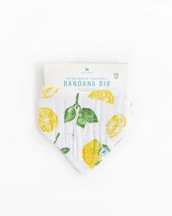 Little Unicorn Cotton Muslin Reversible Bandana Bib Lemon Drop Best