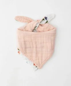 Little Unicorn Cotton Muslin Reversible Bandana Bib Watercolor Rose Sale