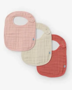 Little Unicorn Cotton Muslin Classic Bib Rose Petal Fashion