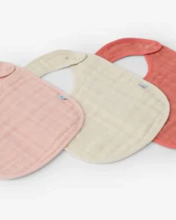 Little Unicorn Cotton Muslin Classic Bib Rose Petal Fashion