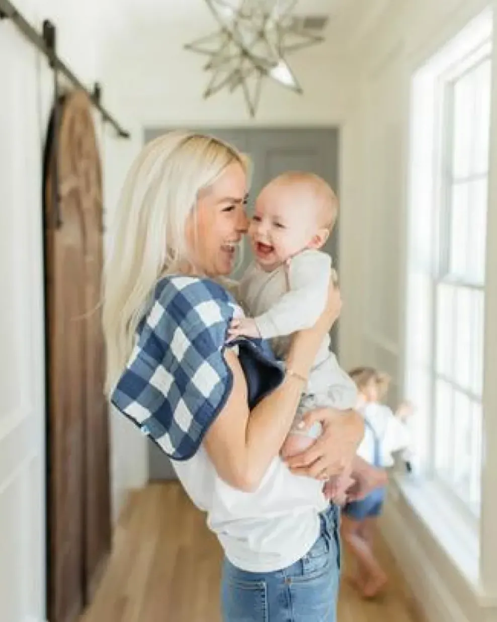 Little Unicorn Cotton Muslin Burp Cloth Jack Plaid Discount