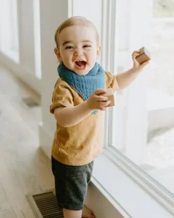 Little Unicorn Cotton Muslin Reversible Bandana Bib Lake Outlet