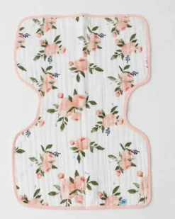 Little Unicorn Cotton Muslin Burp Cloth Watercolor Roses Fashion