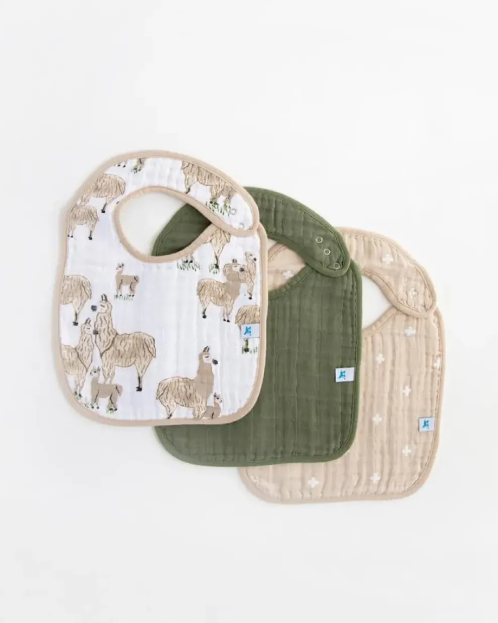 Little Unicorn Cotton Muslin Classic Bib Llama Llama Clearance