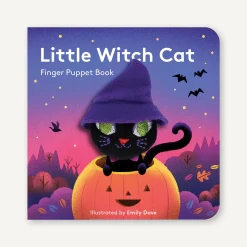 Chronicle Books Little Witch Cat Finger Puppet Board Book Fashion