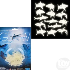 The Toy Network 4M Glow-In-the-Dark Sharks Clearance