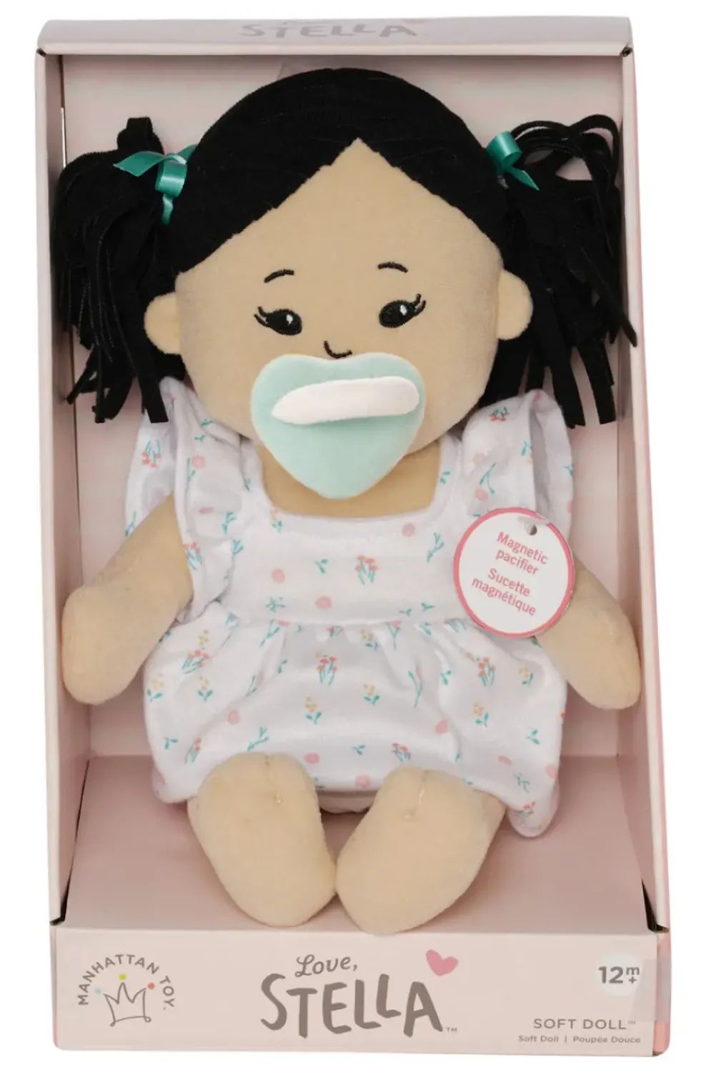 Manhattan Toy ® Love, Stella Light Beige Doll with Black Pigtails Best