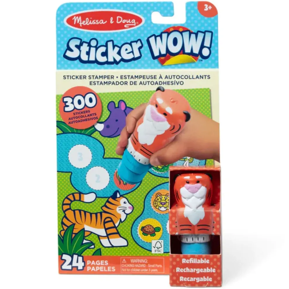 Melissa and Doug Melissa & Doug® Sticker WOW!® Activity Pad & Sticker Stamper - Tiger Outlet
