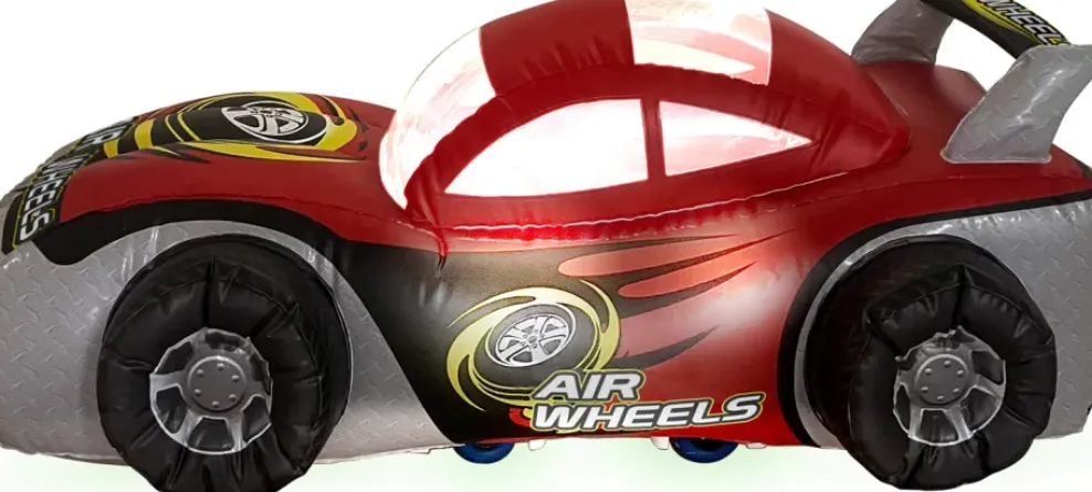 Mindscope Turbo Twister Air Wheels (Red) 3' Fashion