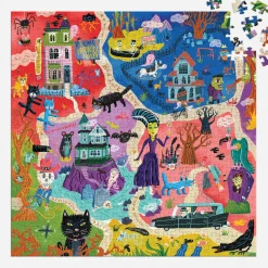 Mudpuppy 500 Piece Family Puzzle Welcome to Spooky Town Online