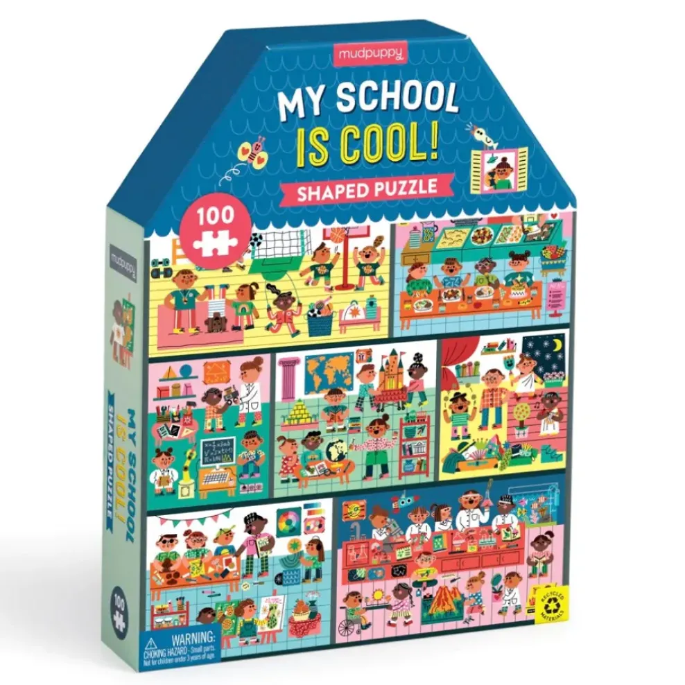 Mudpuppy 100 Piece Puzzle - My School is Cool Discount
