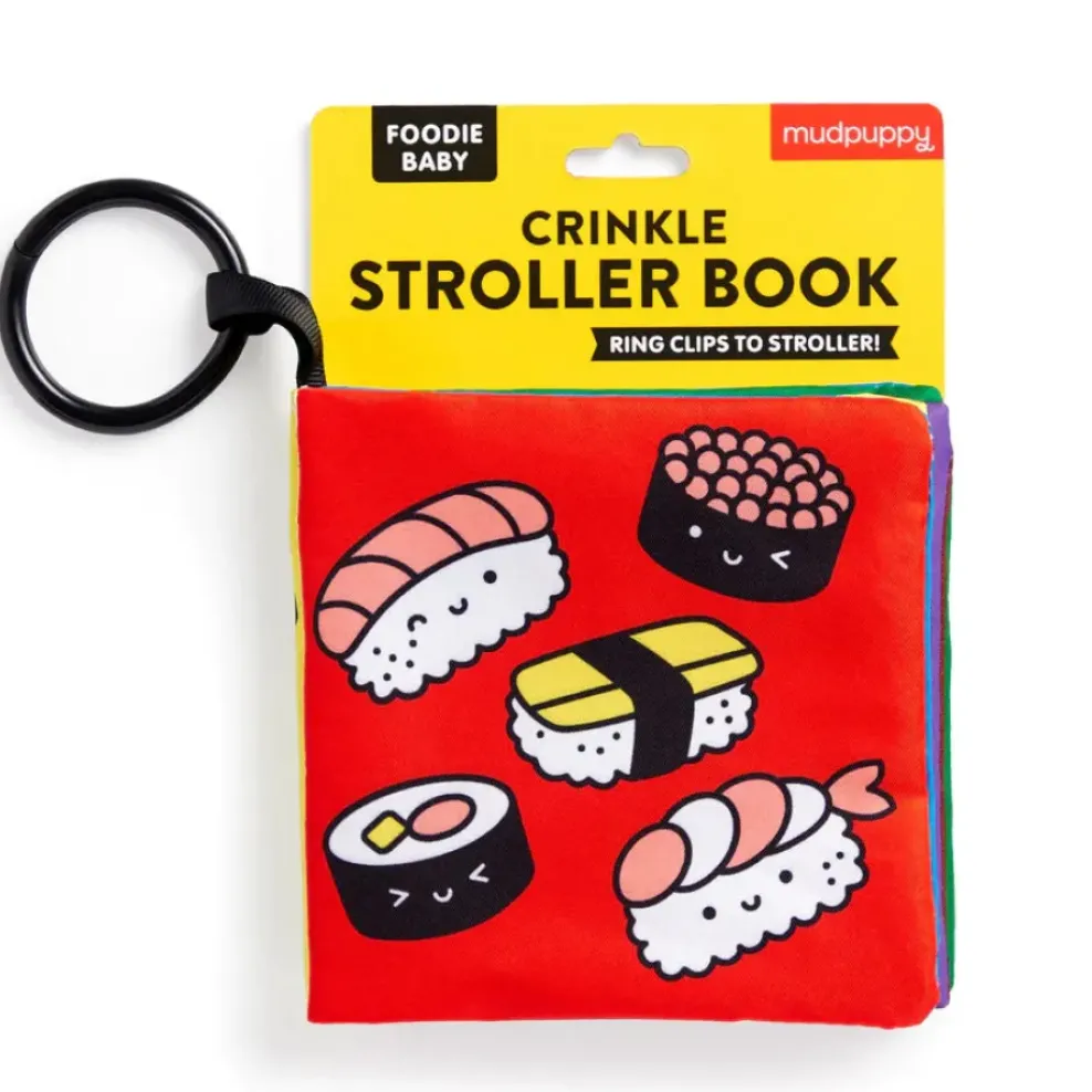 Mudpuppy Crinkle Fabric Stroller Book: Foodie Baby Discount