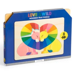 Mudpuppy Love in the Wild Wooden Tray Puzzle Best