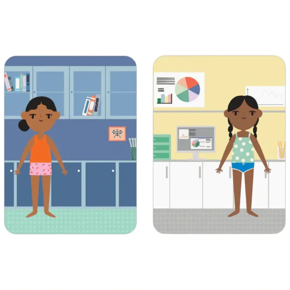 Mudpuppy Magnetic Play Set I Can Be...A Scientist! Fashion