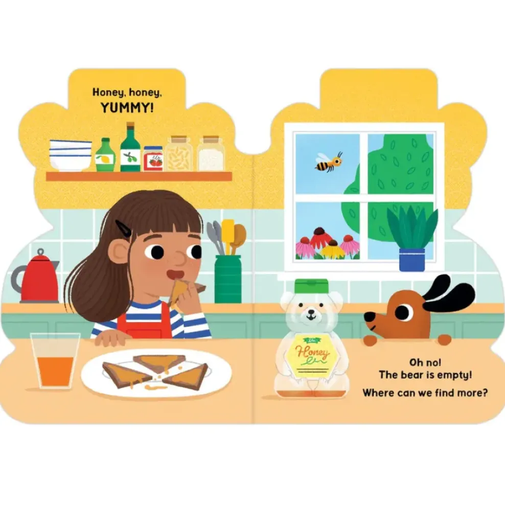 Mudpuppy The Honey Bear Hive Shaped Board Book Clearance