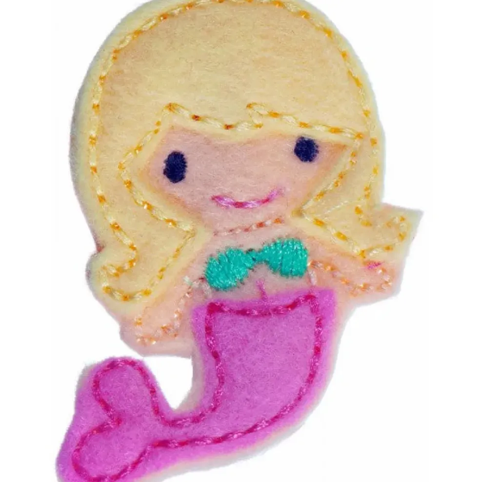 No Slippy Hair Clippy Ariel Mermaid Pink Tail Best