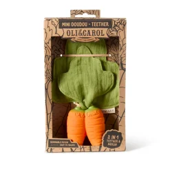 Hotaling Imports Oli & Carol Cathy the Carrot Mini Doudou Teether Fashion