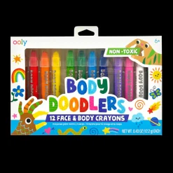 Ooly Body Doodlers Face & Body Crayons - Set of 12 Sale