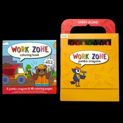 Ooly Carry-Along Coloring Book - Work Zone Discount