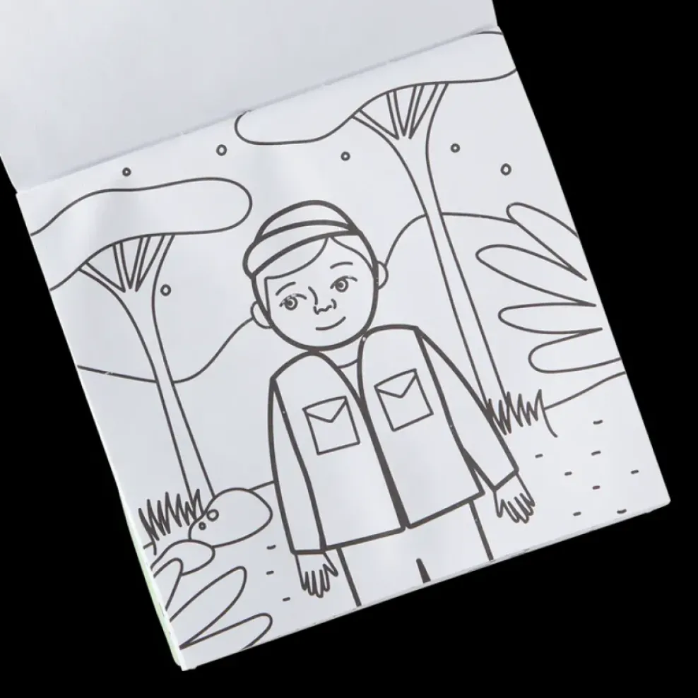 Ooly Carry-Along Coloring Book - On Safari Fashion