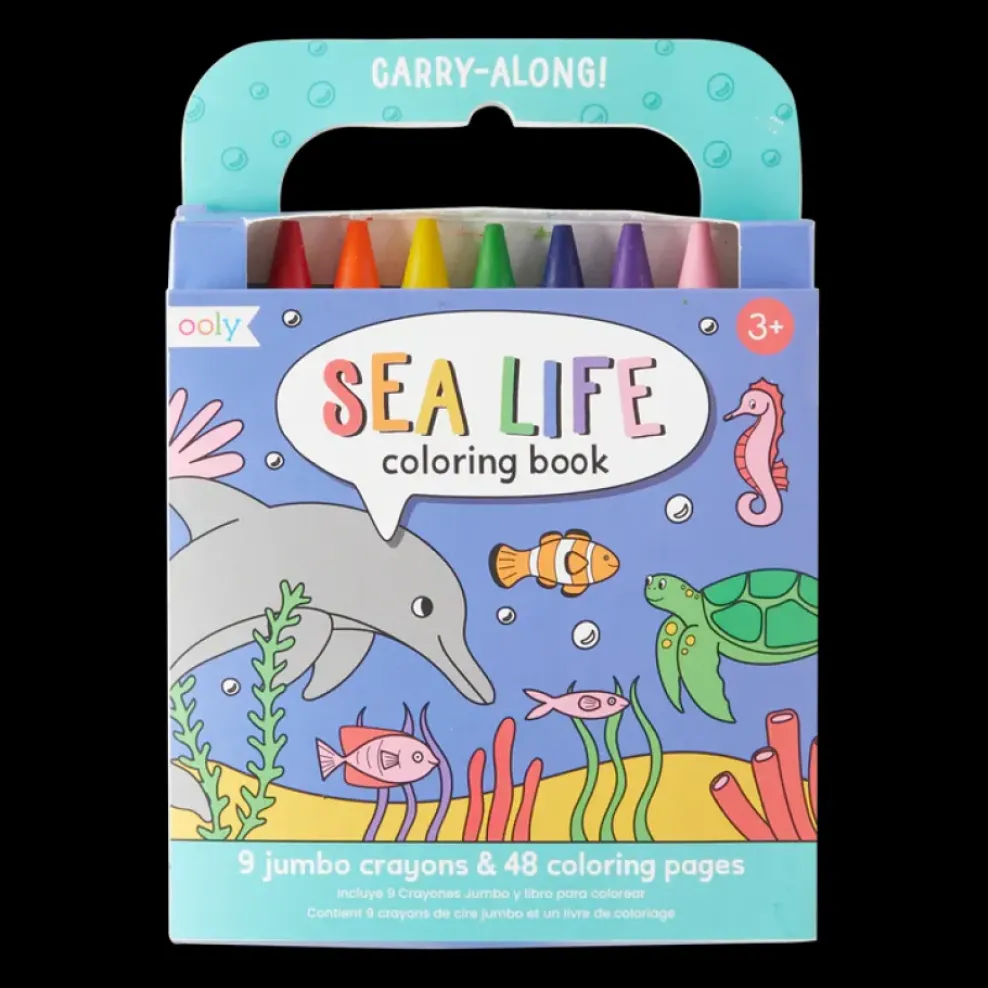 Ooly Carry-Along Coloring Book - Sea Life Discount