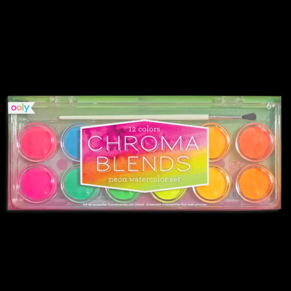 Ooly Chroma Blends Watercolor Paints Neon Online