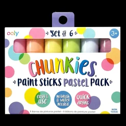 Ooly Chunkies Paint Sticks - Pastel New
