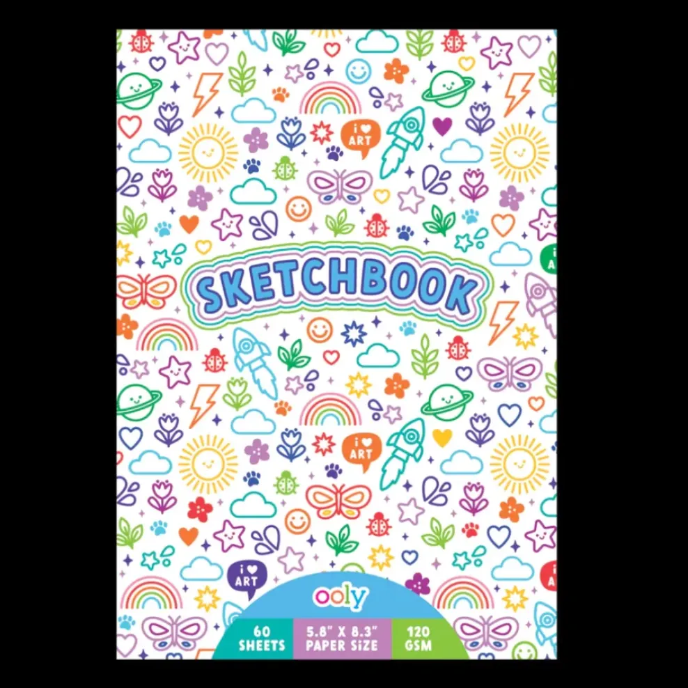 Ooly Colorful Doodles Sketchbook Hot