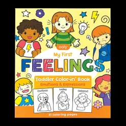 Ooly Color-In' Book Toddler - My First Feelings New