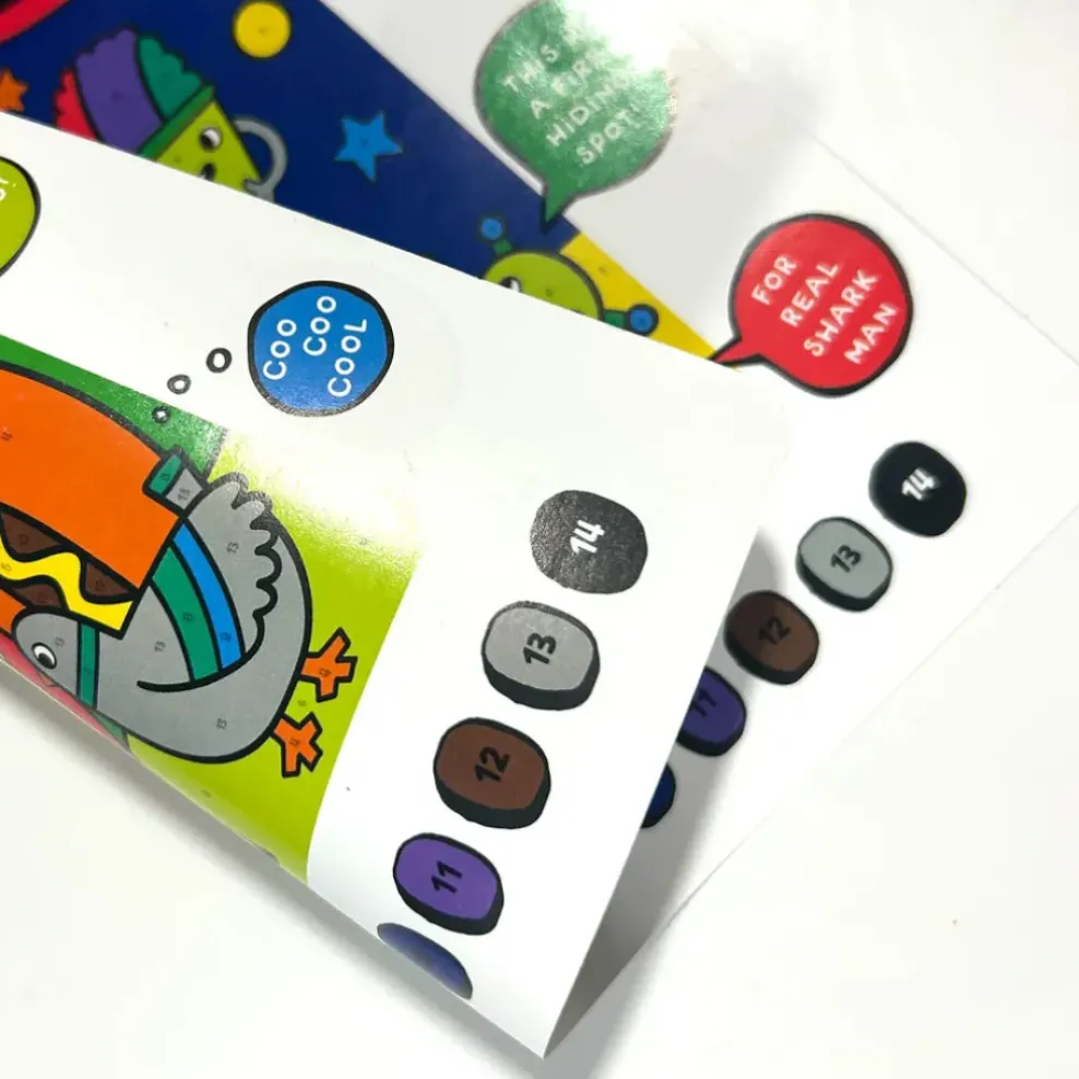 Ooly Colortopia Color By Number Paint Marker Kit - Epic Adventures Clearance