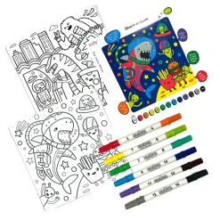 Ooly Colortopia Color By Number Paint Marker Kit - Epic Adventures Clearance