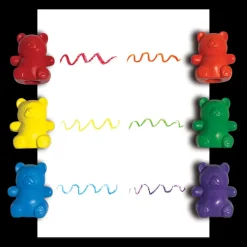 Ooly Cuddly Cubs Bear Finger Crayons - Set of 6 Fashion