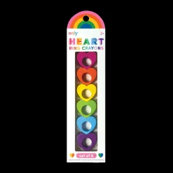 Ooly Heart Ring Crayons Fashion