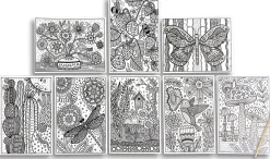 Ooly Hidden Colors Magic Paint Sheets: Magic Nature Hot