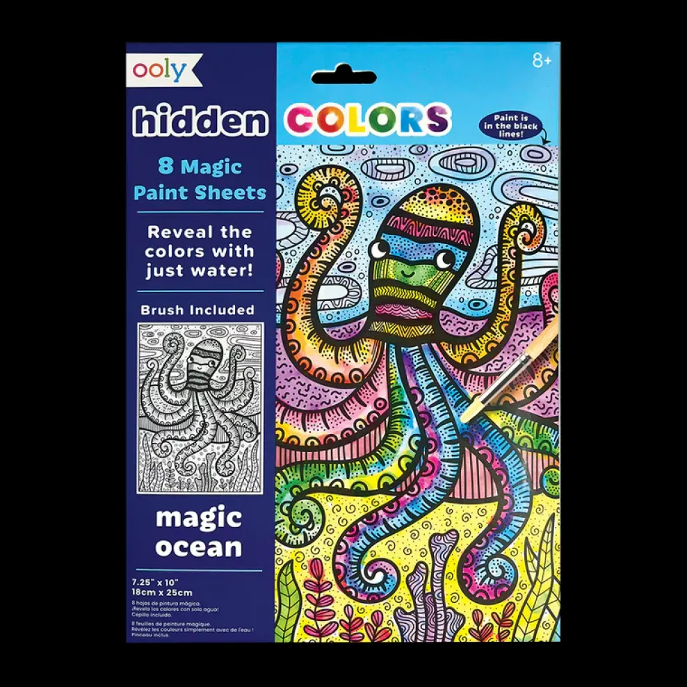 Ooly Hidden Colors Magic Paint Sheets: Magic Ocean Best
