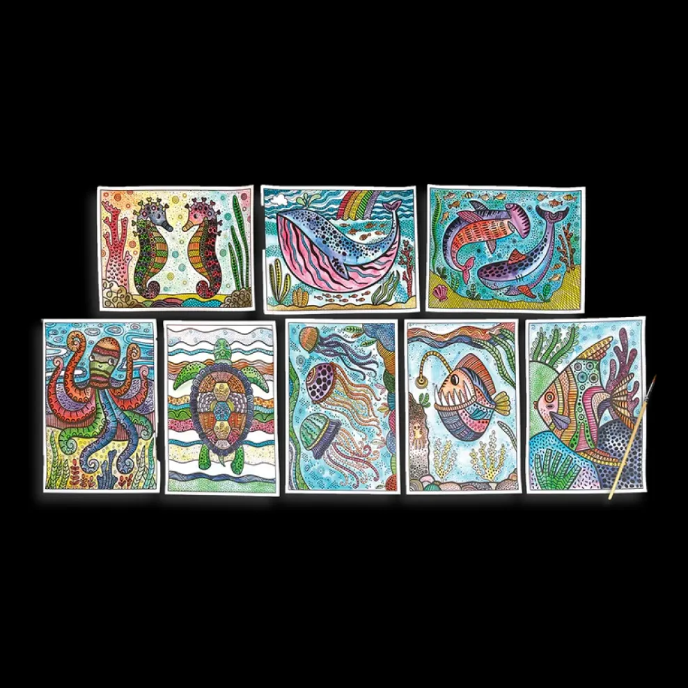 Ooly Hidden Colors Magic Paint Sheets: Magic Ocean Best