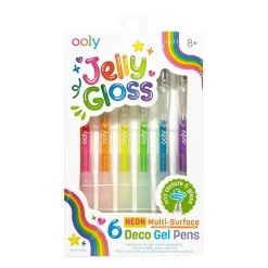 Ooly Jelly Gloss Neon Multi-Surface Deco Gel Pens (Set of 6) Discount