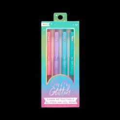 Ooly Oh My Glitter! Retractable Glitter Gel Pens (set of 4) Sale
