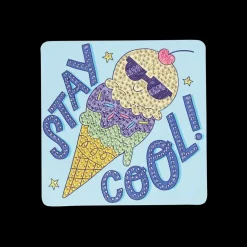 Ooly Razzle Dazzle DIY Gem Art Kit Cool Cream New