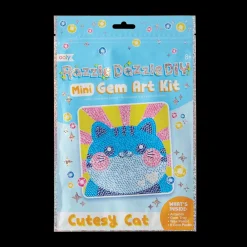 Ooly Razzle Dazzle DIY Gem Art Kit Cutesy Cats Fashion