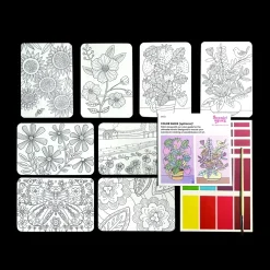 Ooly Scenic Hues DIY Watercolor Art Kit - Flowers and Gardens Online