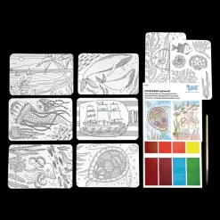 Ooly Scenic Hues DIY Watercolor Art Kit - Ocean Paradise Online