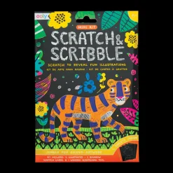 Ooly Scratch & Scribble Mini Scratch Art Kit - Jungle Fun Sale