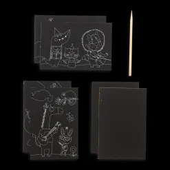Ooly Scratch & Scribble Mini Scratch Art Kit - Safari Party Outlet