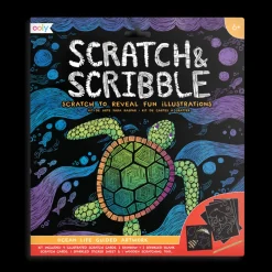 Ooly Scratch & Scribble Scratch Art Kit - Ocean Life Online