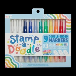 Ooly Stamp-a-Doodle Double-Ended Markers New