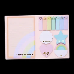 Ooly Sticky Tab Note Set - Pastel Rainbow Fashion